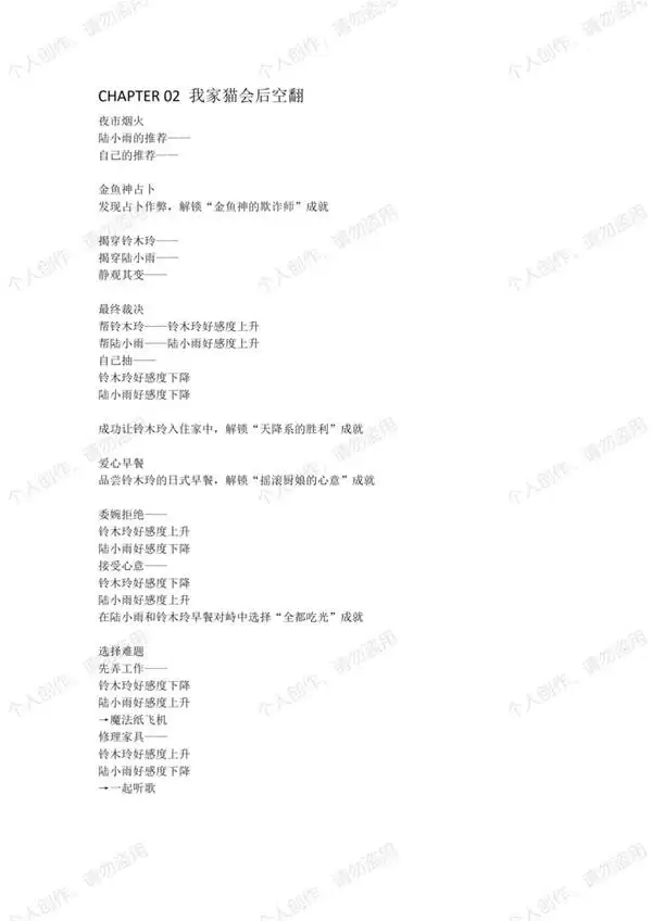 恋爱吗我家猫会后空翻全结局成就攻略