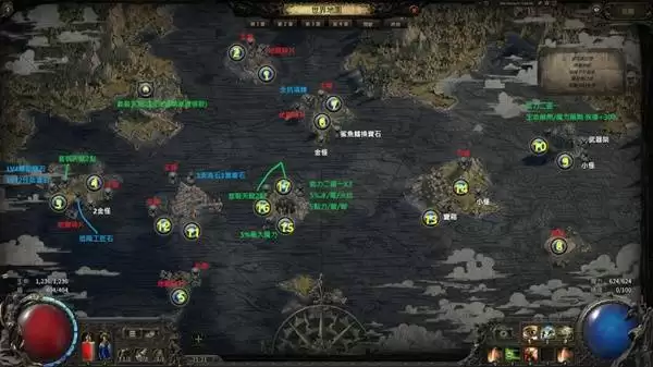 流放之路2剧情开荒地图全解 重要能力值、天赋点信息整理