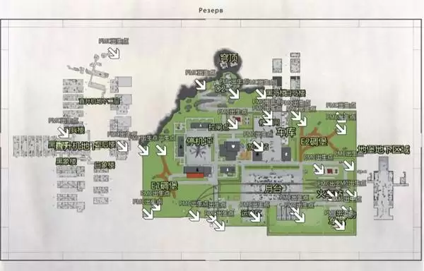逃离塔科夫出生点位置总览 各个地图出生点在哪里