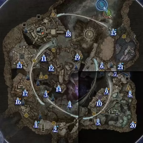 艾尔登法环黑夜君临DLC见弃空洞者大空洞水晶点位标注