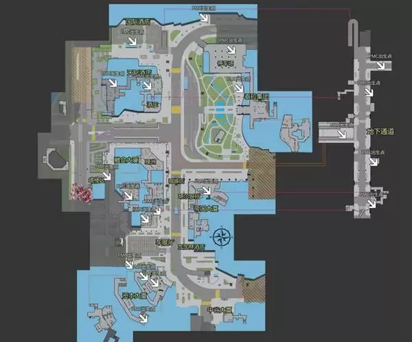 逃离塔科夫出生点位置总览 各个地图出生点在哪里