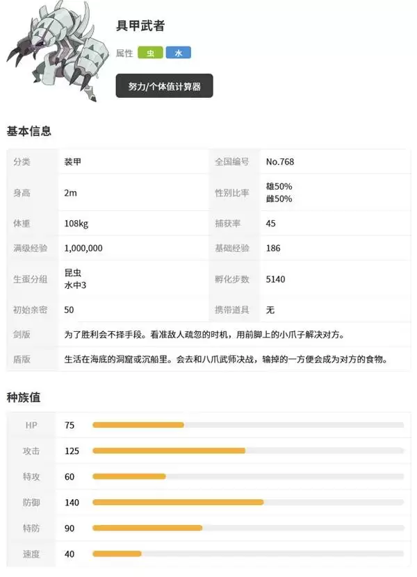 宝可梦传说ZA具甲武者及Mega形态介绍 超级具甲武者种族值一览