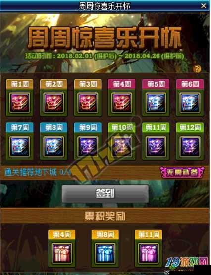 DNF 周周惊喜乐开怀活动奖励一览