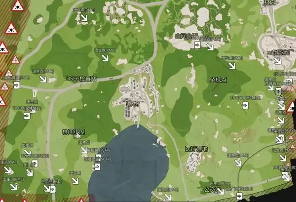 逃离塔科夫街区地图资源点位一览 街区贵重物品刷新地点