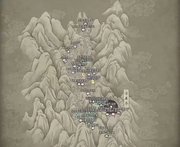 黑神话悟空浮屠界地图分享 浮屠界资源点位标注