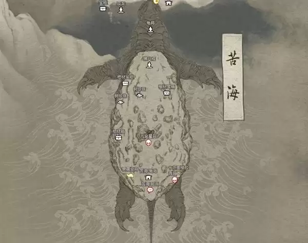 黑神话悟空苦海地图分享 苦海资源点位标注