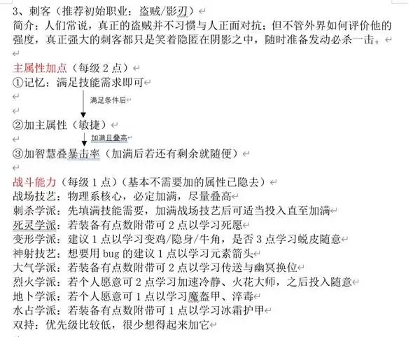 神界原罪2刺客构筑及培养手册 刺客技能与独特毕业装备推荐