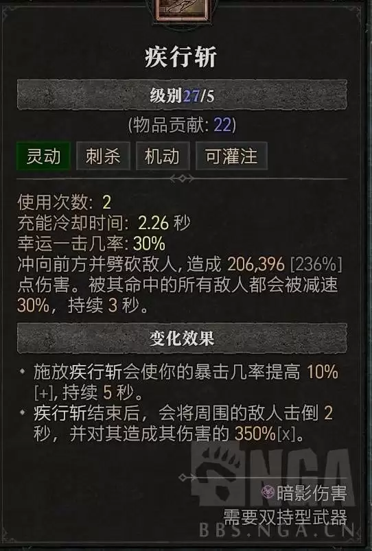 暗黑破坏神4分身疾行斩BD参考