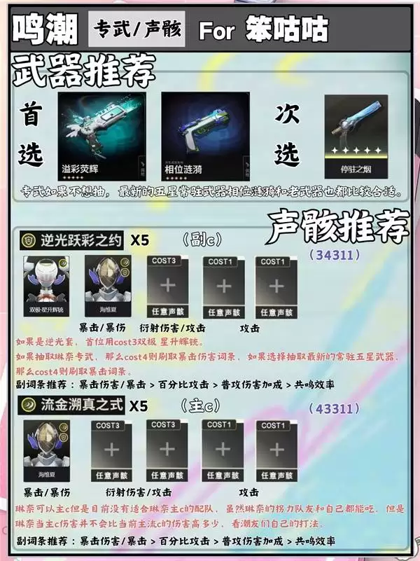 鸣潮琳奈培养与出装配队攻略 琳奈技能解析及抽取建议