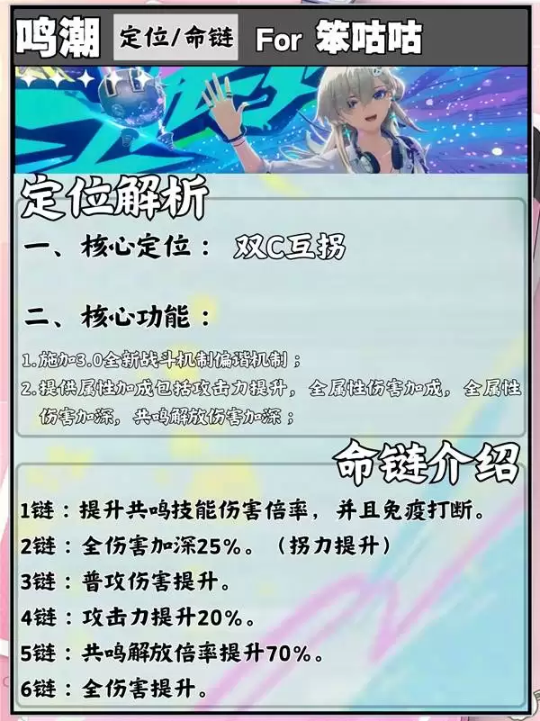 鸣潮琳奈培养与出装配队攻略 琳奈技能解析及抽取建议
