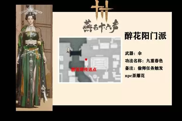 燕云十六声全门派武学偷师指南