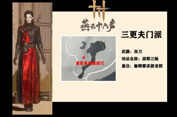 燕云十六声全门派武学偷师指南