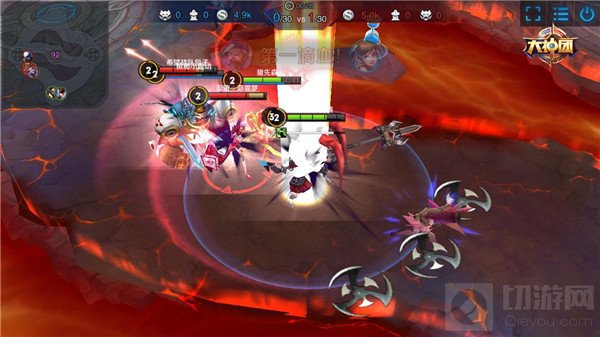 王者荣耀兰陵王火焰山攻略 突进近身放大战