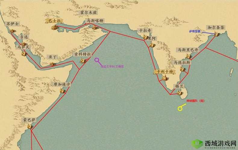 梦回大航海：最新版大地图全面解读与详细标注分享图攻略